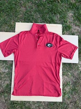 Georgia Bulldogs Red Polo